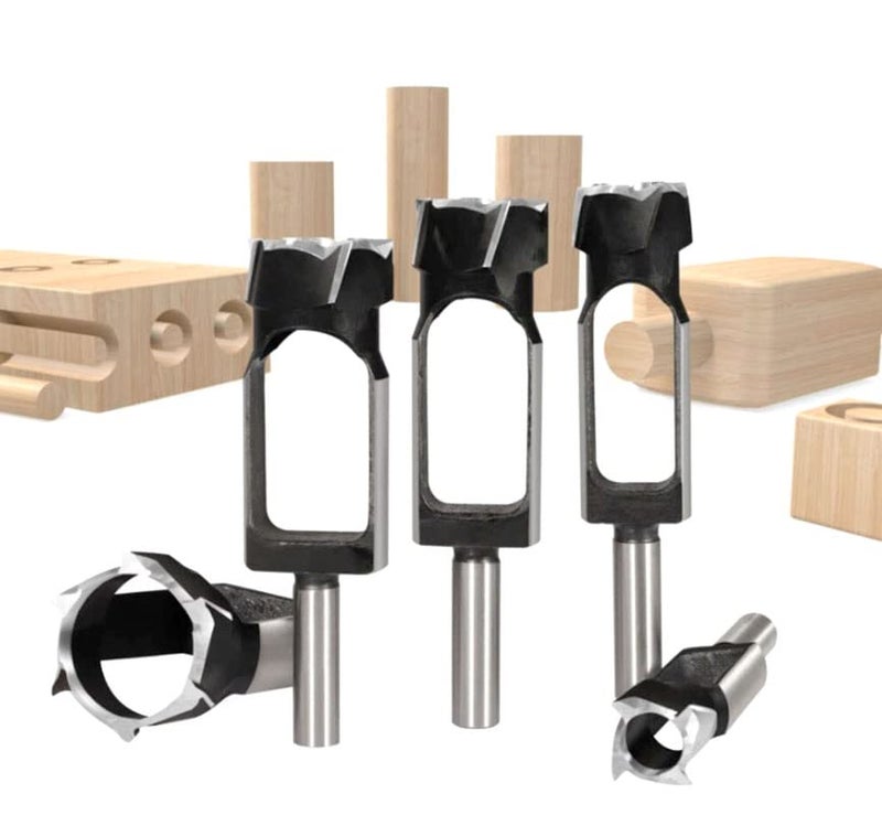 SPECUT 1/2 in. Wood Tenon Dowel Plug Cutter Tenon Cutter Plug Maker Woodworking Drill Bit - Image 2